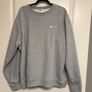 Nike Men's Classic Gray Crewneck Sweater